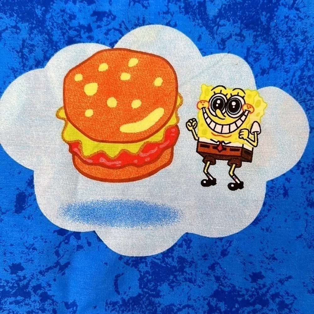 Nickelodeon‎ SpongeBob SquarePants 2004 Viacom Intl Full Sheet Flat Only